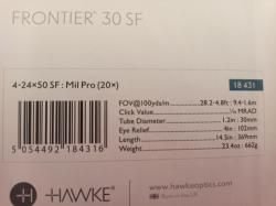 Продам прицел Hawke frontier 30 sf 4–24x50 MilPro(20x) арт производителя 18431