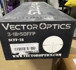 Продам прицел Vector Optics Continental 3-18 x 50FFP, 34 мм