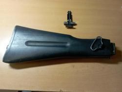 ПРОДАМ Приклад АК74м. Оригинал, черный, диаметр посадочного 5.5мм