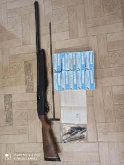 Продам ружье 4кал. ТОЗ 123 с перезарядкой цевьём.