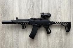 Продам Сайга-АКСУ исп.60, к. 5,45х39, кастом - большой тактический комплект.