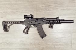 Продам Сайга-АКСУ исп.60, к. 5,45х39, кастом большой комплект.