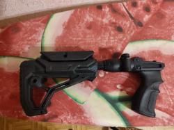 Продам телескопический складной приклад на тигр/свд