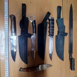 ПРОДАЮ КОВАННЫЕ НОЖИ,Топоры,СТАЛЬ быстрорез Р-18, х12мф, Булат и др.