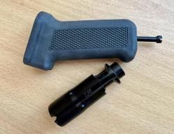 Продаю НОВЫЕ! Штатный ДТК пламегаситель Сайга 7,62 и рукоятка.