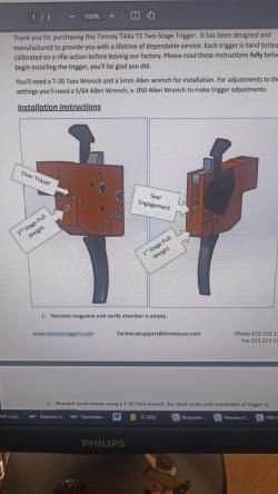 Продаю TIMNEY TRIGGERS USA, 2-х ступенчатый УСМ на TIKKA T3 новый