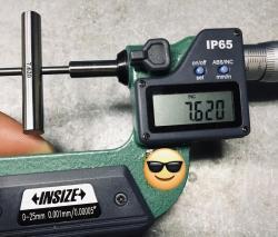 Промерочные калибры 7.61-7.67 мм.