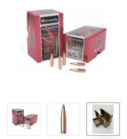 Пули .308 Hornady ELD Match 168 gr / BC G7