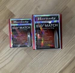 Пули .308 Hornady ELD Match 168 gr / BC G7