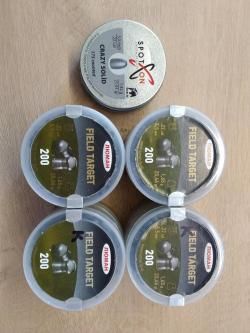 Пули 5,5мм  1.65г