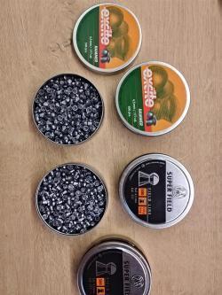 Пули 5,5мм, пули 4,5мм. В ассортименте