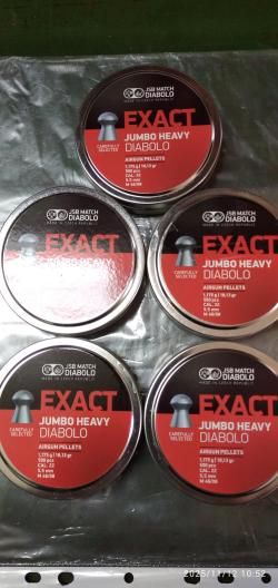 Пули для пневматики JSB Exat Jumbo Heavy Diabolo 5.52mm 1.175г (500шт)