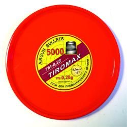 Пули для пневматики 4,5 мм. "Tiromax" (Тиромакс) ТМ-0,28  - 5000шт.