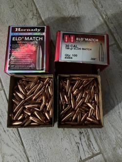 Пули Hornady ELD-M 168g