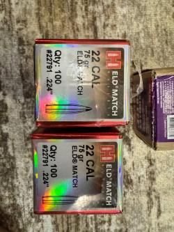 Пули hornady ELD Match, калибр. 224 (75 гран) модель 22791