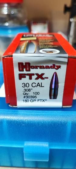 Пули Hornady FTX 30 cal .308" для 30-30 WIN