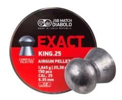 Пули JSB Diabolo EXACT KING cal. 25 (6.35 мм) 1.645 гр. (150 шт.)