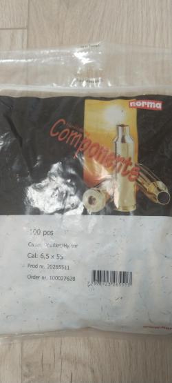  гильзы 6.5х55 новые