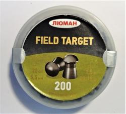 Пули пневматические Люман "Field Target" кал. 5.5 мм. 1.65 гр. (200 шт.)