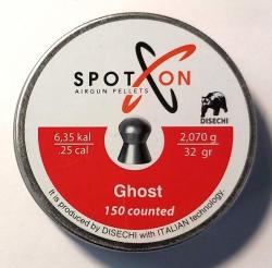 Пули пневматические Spoton Ghost, кал. 6.35 мм, 2.07 гр. (150 шт.)