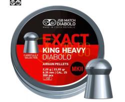 Пульки JSB Exact King Heavy MKII кал. 6.35 мм 2.2 гр