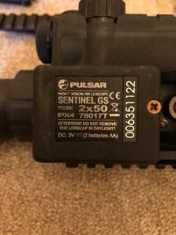 Pulsar SENTINEL GS 2x59