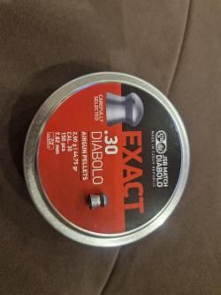 Пуля пневматическая JSB EXACT 30 Diabolo 7,62 мм 2,90 грамм (150 шт.)