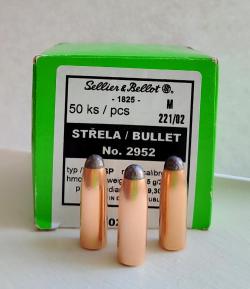 Пуля Sellier&Bellot калибра тип: SP 9,3мм (.366), 18,5 гр. (285 grs)