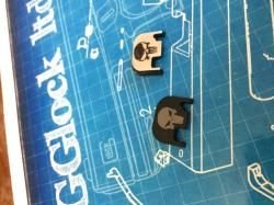 Пятки магазинов и заглушки затвора