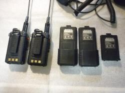 Рации Baofeng uv-5r комплект фм с тангентой