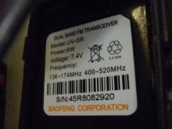 Рации Baofeng uv-5r комплект фм с тангентой