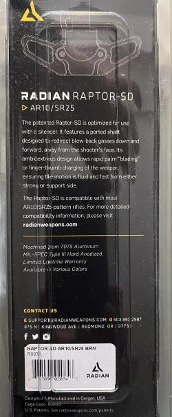 Radian Raptor SD AR10