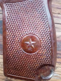 Рукоять рукоятка ПМ бакелит ранняя 1953 - 1955