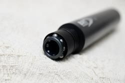 Реактивный дульный тормоз BRT на Тигр 7.62х54 с длинным пламегасителем.