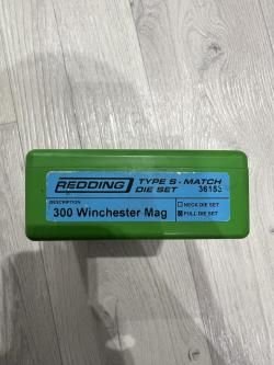 Redding 300 Winchester Mag Type S Match Bushing Full Length 2 Die Set (36153)