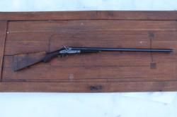 Редкое бельгийское, коллекционное, старинное, гладкоствольное ружьё 16 калибра