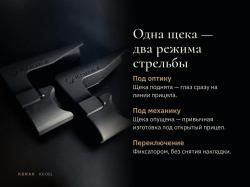 Регулируемая щека приклада АК/Сайга