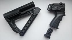 Регулируемый приклад с пистолеткой на MP155 / 135 от DLG Tactical 