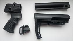 Регулируемый приклад с пистолеткой на MP155 / 135 от DLG Tactical