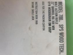 Remington 700 SPS Wood Tech