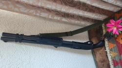 Remington 870: Цевьё Fab Defence c 3 планками пикатини + держатель для тактического фонаря САА