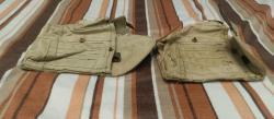 Брезентовые армейские подсумки на 4 магазина АК, производство СССР.