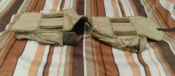 Брезентовые армейские подсумки на 4 магазина АК, производство СССР.