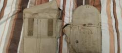 Брезентовые армейские подсумки на 4 магазина АК, производство СССР.