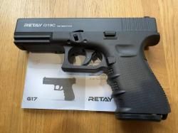 Сигнальный пистолет Retay 19C, калибр 9мм, НОВЫЙ, G19C, Glock
