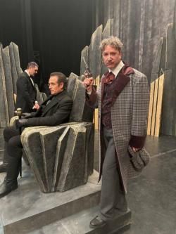 Револьвер "Блеф" никелированный.