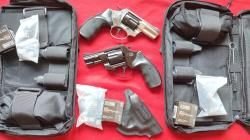 Револьвер Бульдог KURS новые, черные и хром с черным барабаном