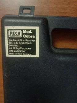 Револьвер газовый Кобра кал. 380