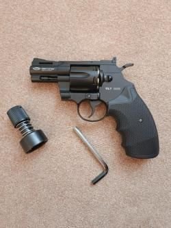 Револьвер пневматический Gletcher clt b 25  кал. 4,5 мм, новый.ый