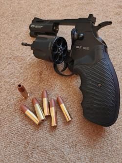 Револьвер пневматический Gletcher clt b 25  кал. 4,5 мм, новый.ый